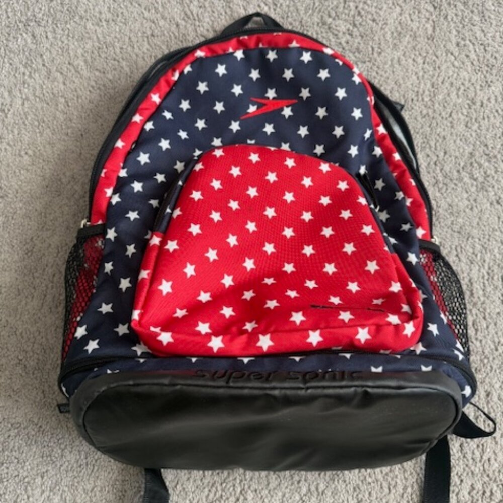 Speedo Super Sonic American Flag Adult Backpack